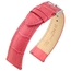 Hirsch Duke Watch Band Alligatorgrain Pink