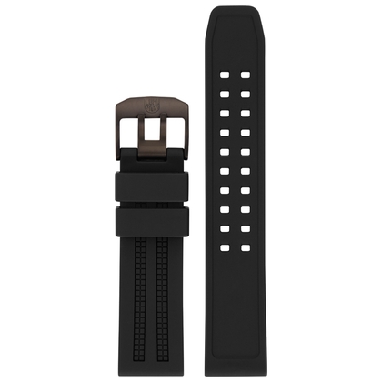 Luminox 8050 8150 8250 8350 Series Watch Strap Black Rubber - FP.8050.20B