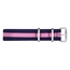 Paul Hewitt NATO Watch Strap Navyblue Pink with Steel Buckle 20mm