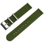 Armee Green Canvas Like NATO Nylon Two Piece Strap