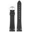 Hirsch Bagnore Artisan Watch Band Vintage Leather Black