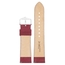 Hirsch Nubuck Watch Strap Leather Bordeaux - Limited Edition