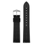 Hirsch Arne Performance Recycled Watch Strap Black PET / Black Rubber