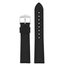 Hirsch Arne Performance Recycled Watch Strap Black PET / Black Rubber