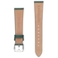 Saffiano Calf Skin Watch Strap Dark Green