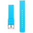 Silicone Rubber Watch Strap Light Blue