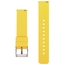 Silicone Rubber Watch Strap Yellow