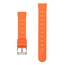 Seiko Style Waffle Strap Watch Strap Rubber Orange