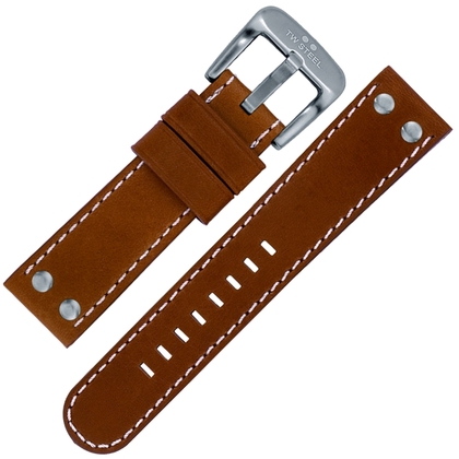 TW Steel Watch Band TW1, TW1R, TW3, TW5, TW6, TW21 - Cognac 22mm