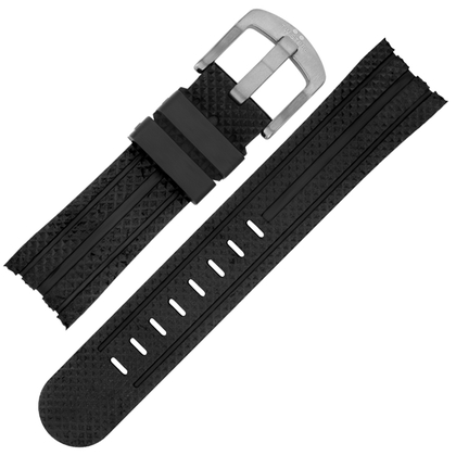 TW Steel Watch Band TW73, TW84, TW85, TW701 - Black Rubber 24mm