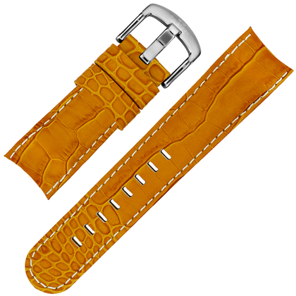 TW Steel Watch Band TW52 - Orange Croco Calfskin 22mm