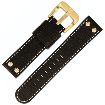 TW Steel Watch Band TW7, TW8, TW29, TW30 - Black 22mm