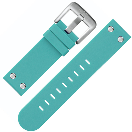 TW Steel Watch Band TW525 Turquoise Rubber 22mm