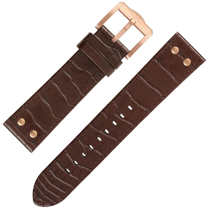 TW Steel Slim Line Watch Band TW1304 - Brown 22mm