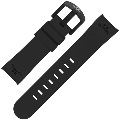 TW Steel Watch Band TW42 - Black Rubber 22mm