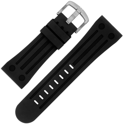 TW Steel Goliath Watch Strap TW17, TW17, TW20, TW79, TW118 - Black Rubber 26 mm