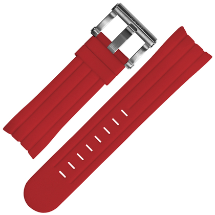TW Steel Watch Band TW124, TW124R - Red Rubber 22mm