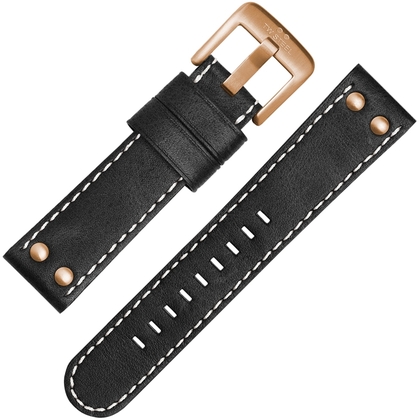 TW Steel Watch Strap CS72, CS74 Black 24mm