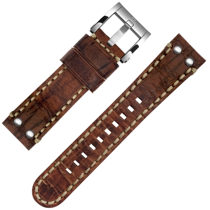 TW Steel Watch Strap MS1, MS3, MS5 Brown 22mm