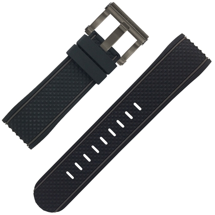 TW Steel Watch Strap TS4 Black Rubber 24mm