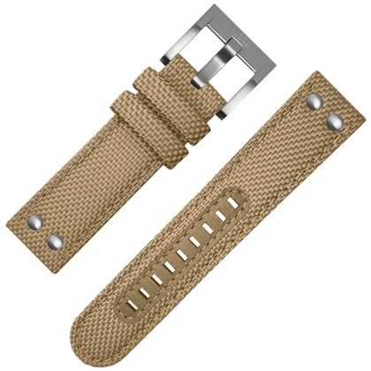 TW Steel Watch Strap Khaki Canvas 22mm