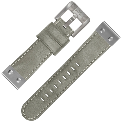 TW Steel Universal Watch Strap Gray Leather