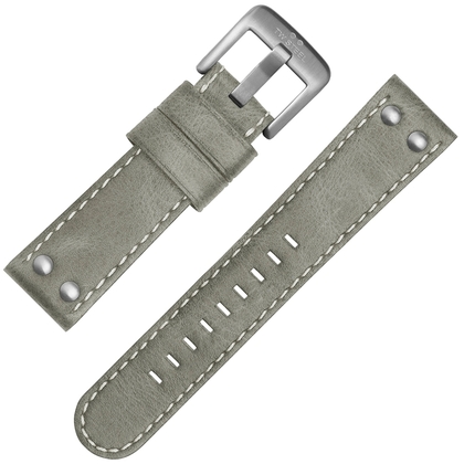 TW Steel Universal Watch Strap Gray Leather