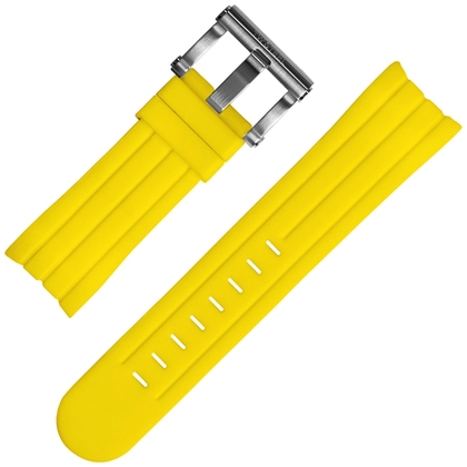 TW Steel Grandeur Tech Universal Watch Band Yellow Rubber 