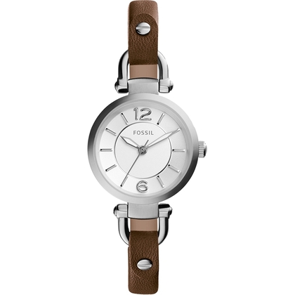 Fossil ES3861 Watch Strap Brown Leather