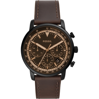 Fossil Goodwin FS5529 Watch Strap Brown Leather