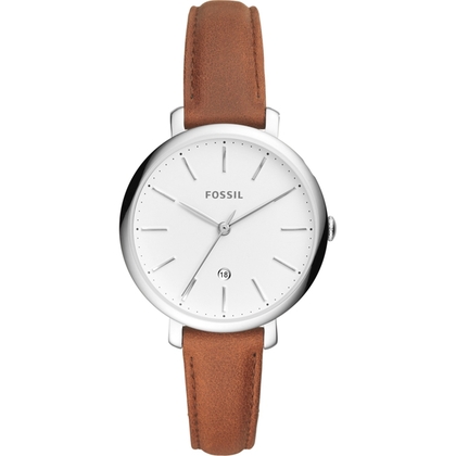 Fossil Jacqueline ES4368 Watch Strap Brown Leather