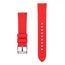 Curved End Silicone Rubber Watch Strap Red