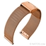 Mesh Watch Bracelet Fine Woven 0.6 Line Milanese Steel Rosegold