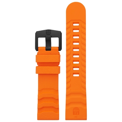 Luminox 3600 3800 Series Watch Strap Orange Caoutchouc 24mm - FP.3800.35B