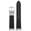 Hirsch Arne Performance Recycled Watch Strap Gray PET / Black Rubber