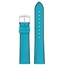 Hirsch Arne Performance Recycled Watch Strap Turquoise PET / Black Rubber