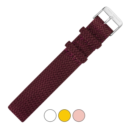 Paul Hewitt Perlon Watch Strap Dark Red 20mm