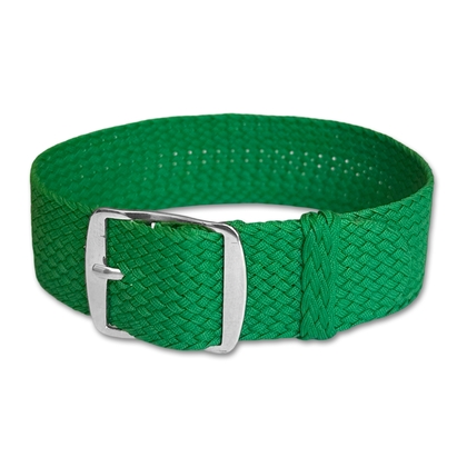 Perlon Woven Watch Strap Green