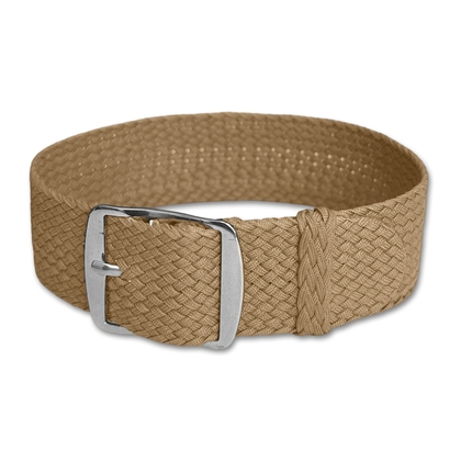 Perlon Woven Watch Strap Khaki
