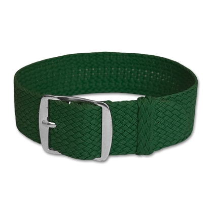 Perlon Woven Watch Strap Dark Green