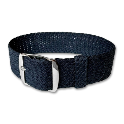 Perlon Woven Watch Strap Dark Blue