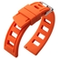 ISOfrane Style Watch Strap Silicone Rubber Orange
