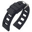 ISOfrane Style Watch Strap Silicone Rubber Black