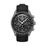 Rubber Watch Strap for MoonSwatch Black