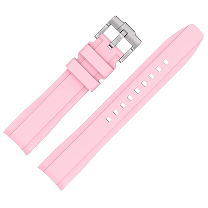 Rubber Watch Strap for MoonSwatch Pink