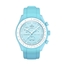 Rubber Watch Strap for MoonSwatch Light Blue