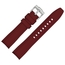 Rubber Watch Strap for MoonSwatch Dark Red