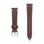 Oily Leather Vintage V-Stitch Watch Strap Brown