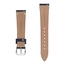 Suede Leather Vintage V-Stitch Watch Strap Blue