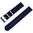 Navy Blue Canvas Like NATO Nylon Two Piece Strap